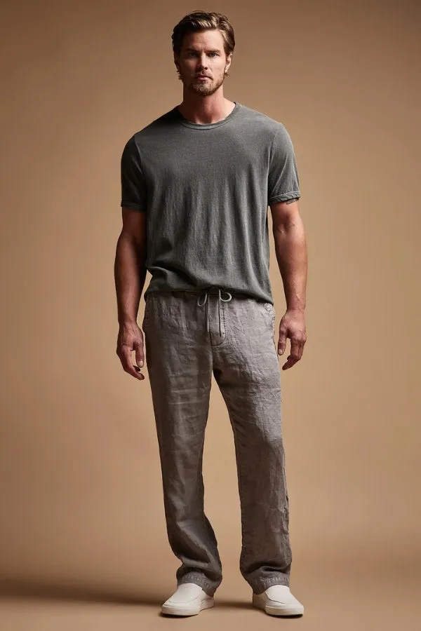 Relaxed Fit Linen Pant