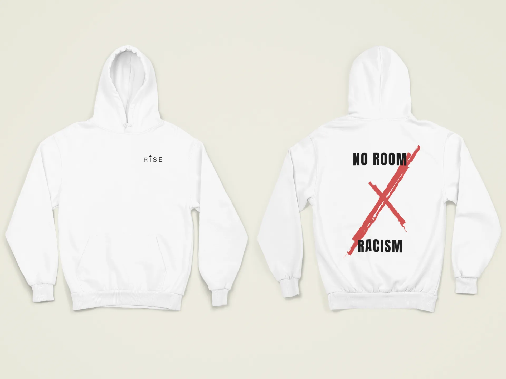 RiSE No room for Racism Hoodie for Men