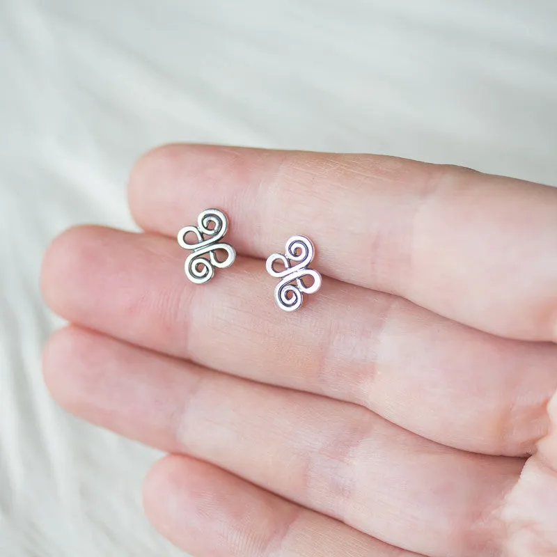 Small Celtic Stud Earrings