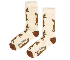 Sniff Happy Men Socks - Beige