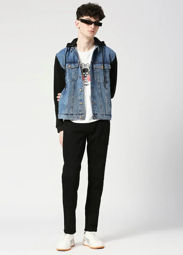 Solid Black Cruz Skinny Fit Basic Jeans