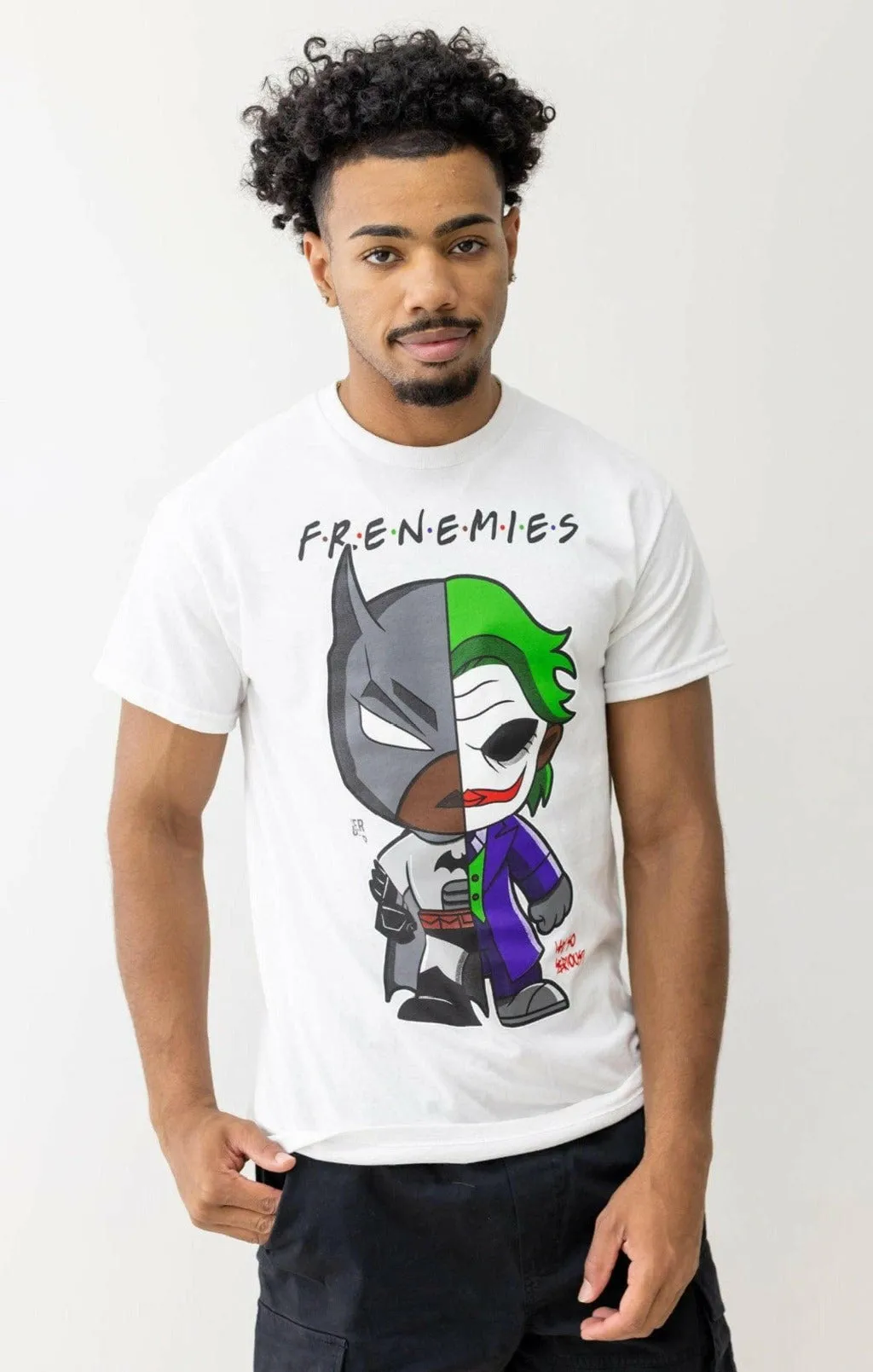 Split Facedfrenemies Graphic Tee