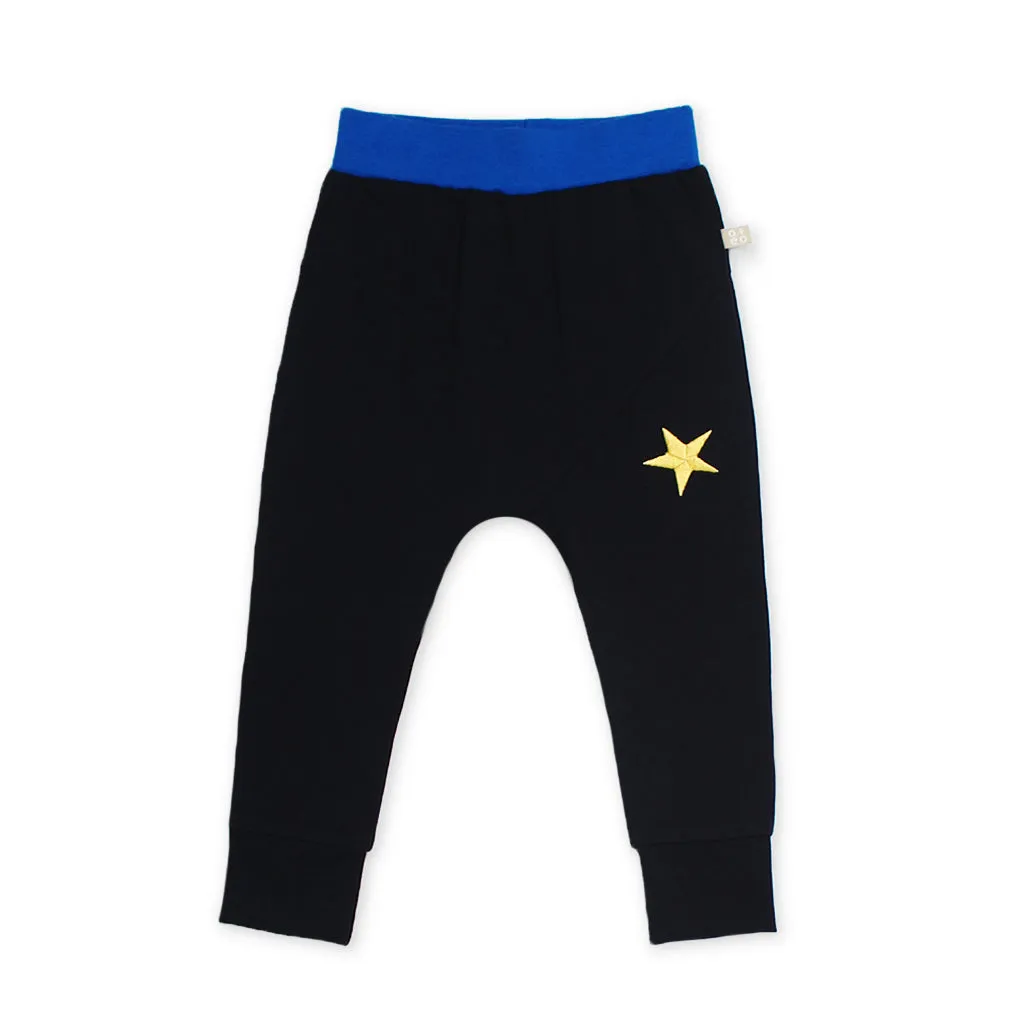 Starry Gaze Nova Harem Pants (Black)