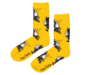 Stinky's Getaway Men Socks - Yellow