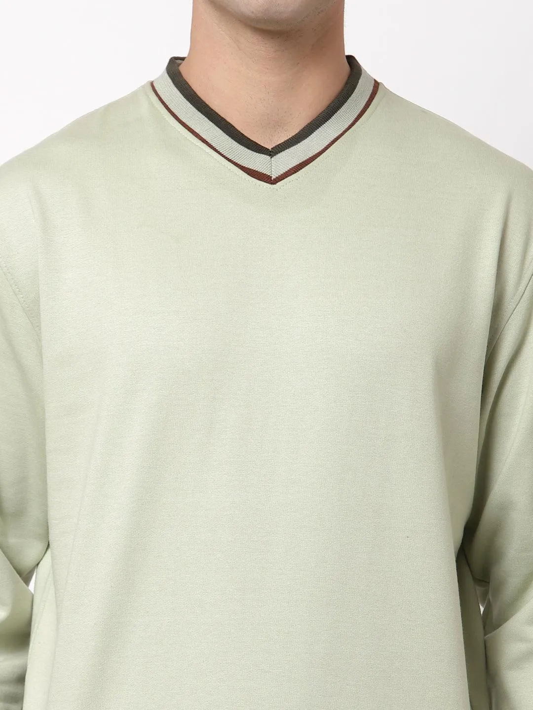 Style Quotient Men Green Sweatshirt