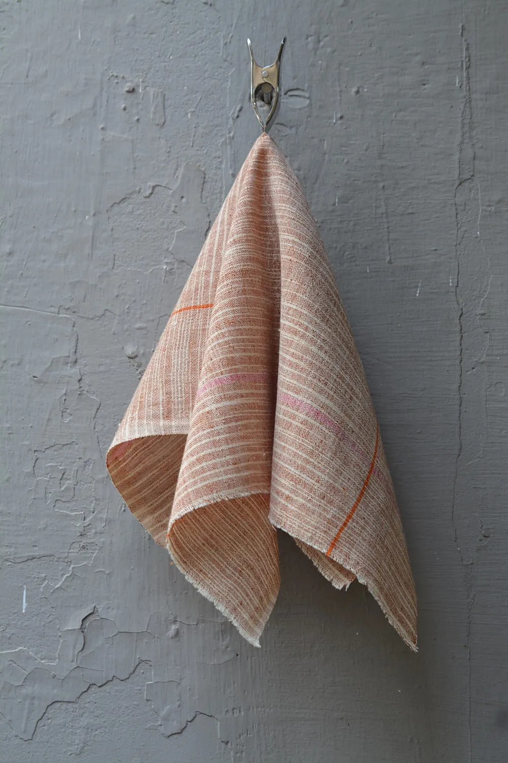 Tan Handwoven Cotton Handkerchiefs