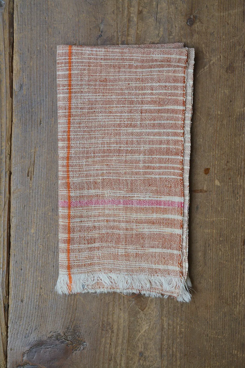 Tan Handwoven Cotton Handkerchiefs