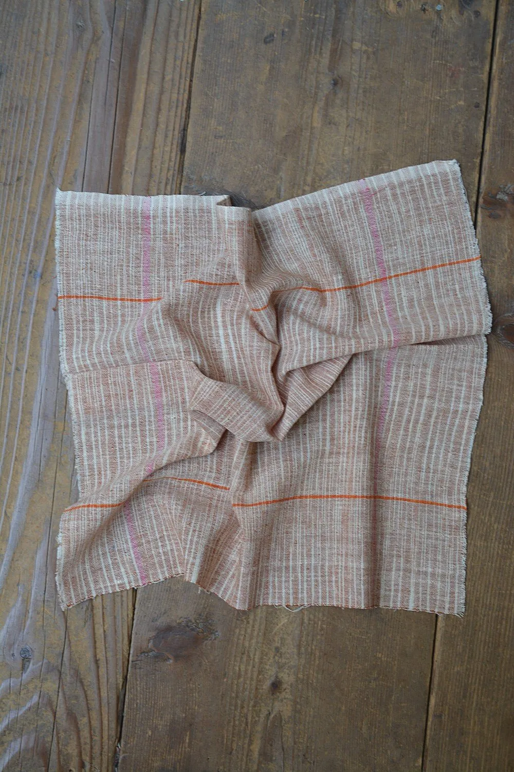 Tan Handwoven Cotton Handkerchiefs