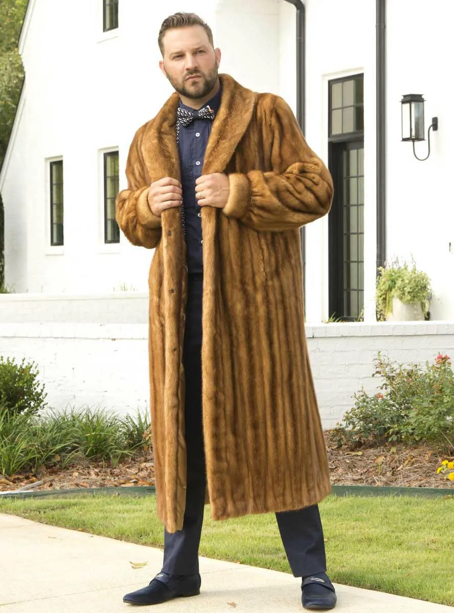 The Very Finest Men's Mink Fur Coat