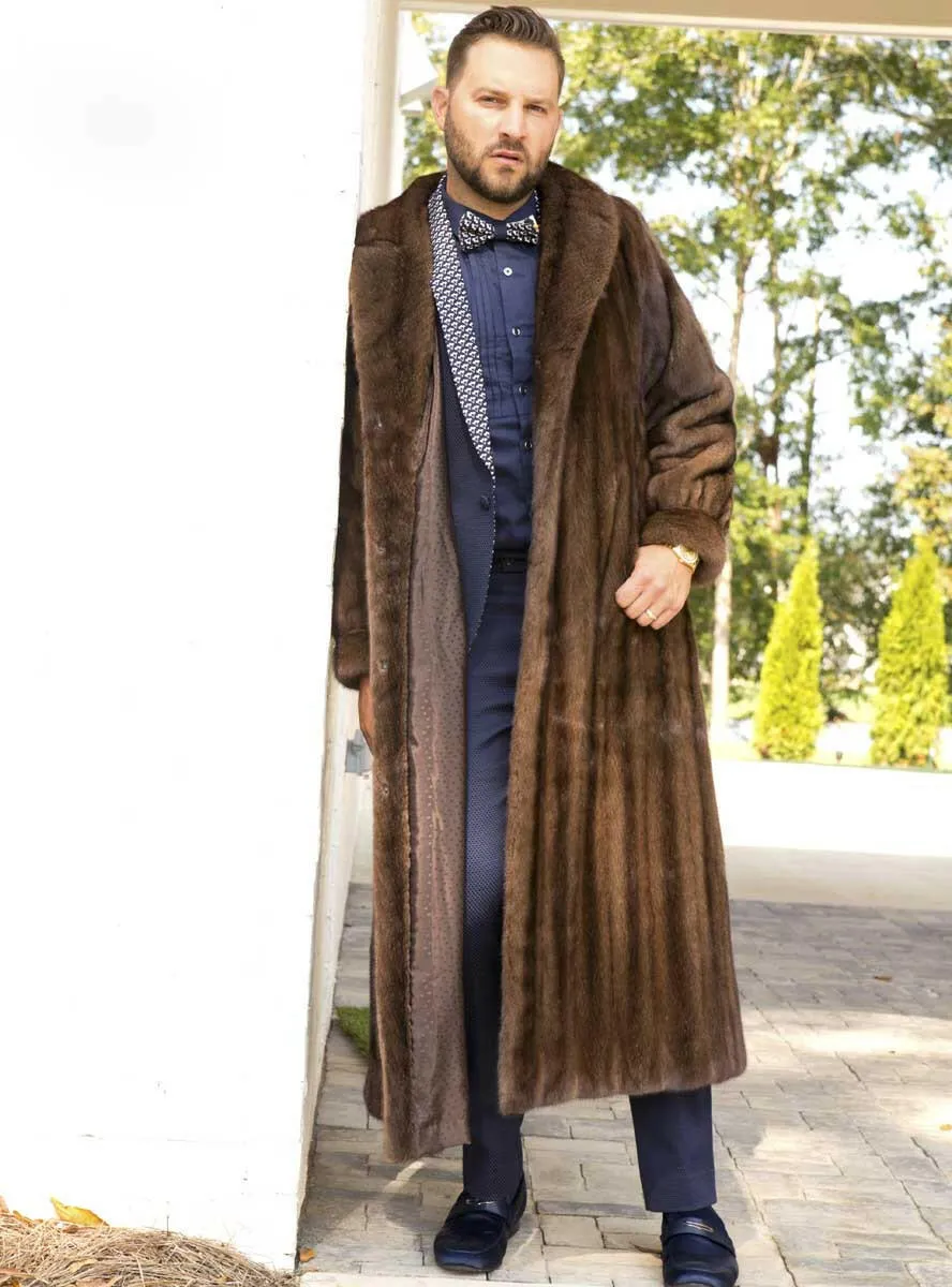 The Very Finest Men's Mink Fur Coat