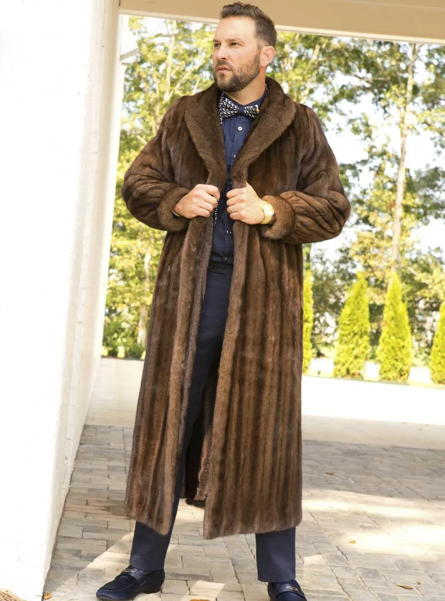 The Very Finest Men's Mink Fur Coat