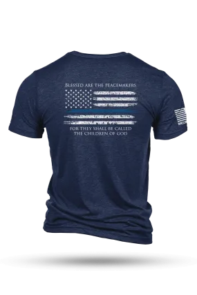 Thin Blue Line - Tri-Blend T-Shirt