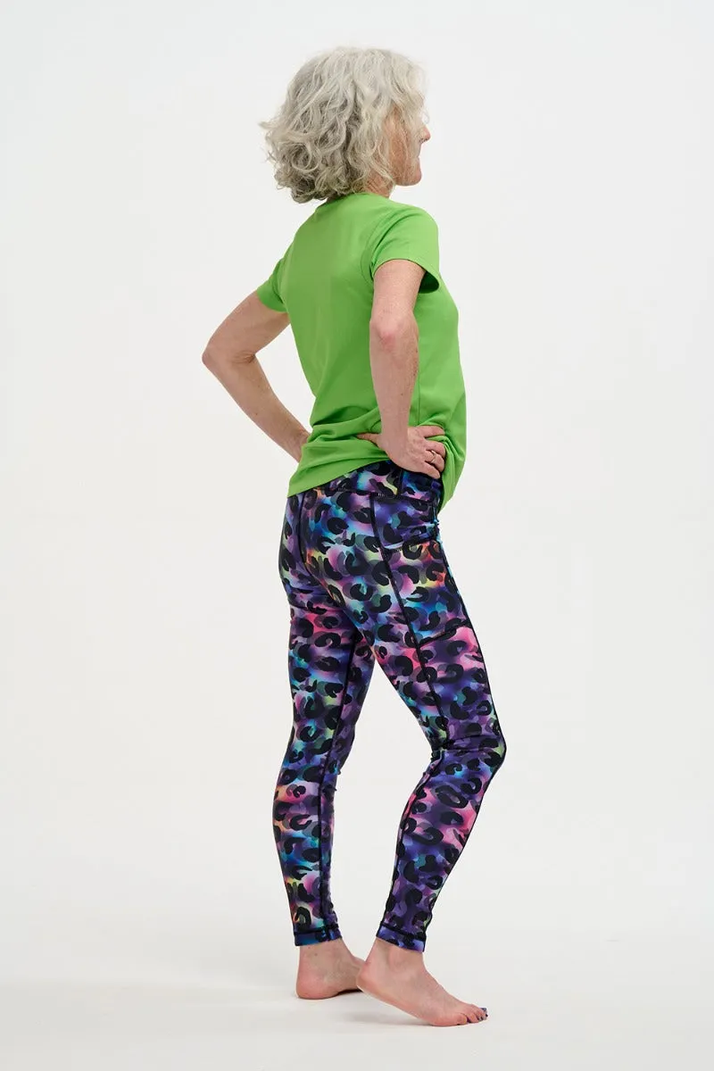 Unisex Leggings | Rainbow Leopard