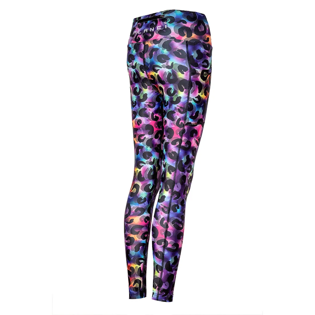 Unisex Leggings | Rainbow Leopard