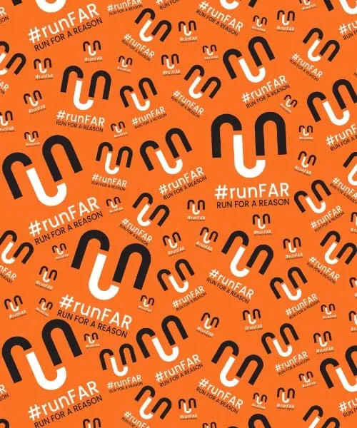 Unisex Leggings | runFAR Orange