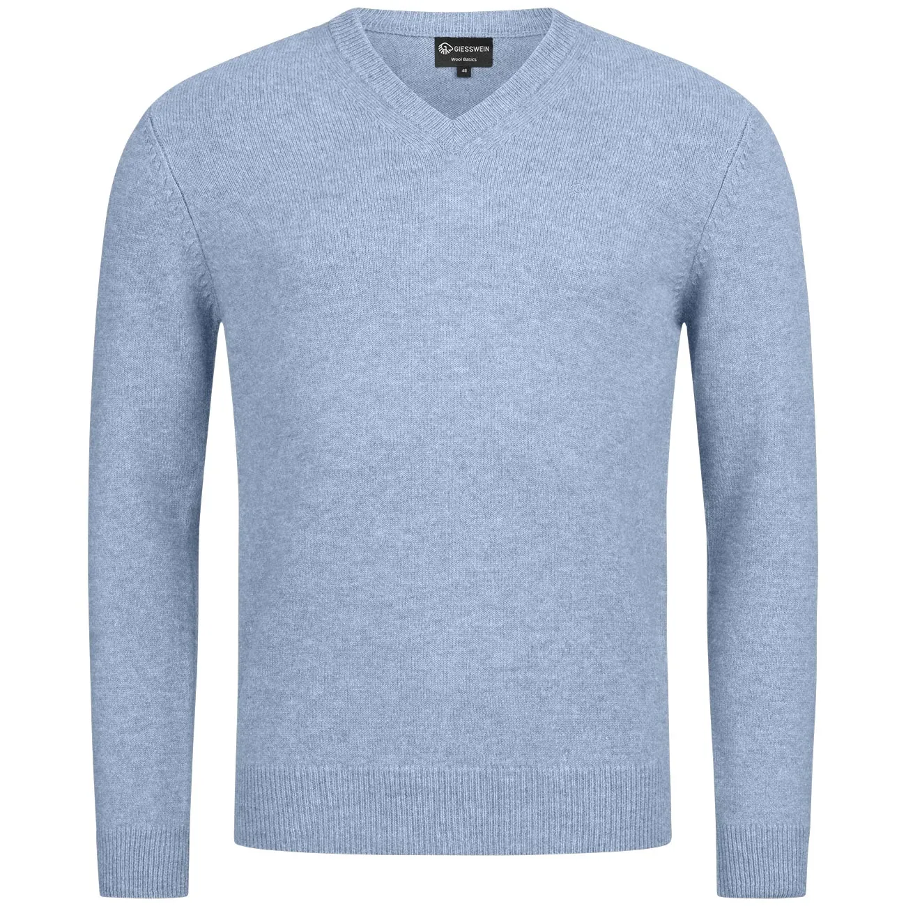 Wool Pullover V Neck Men