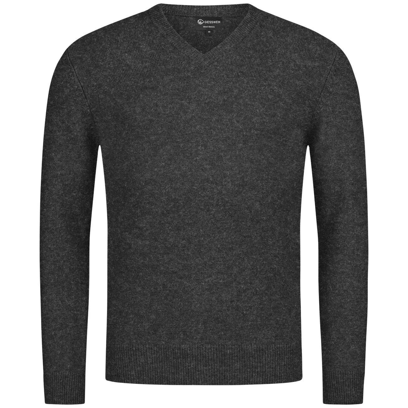 Wool Pullover V Neck Men