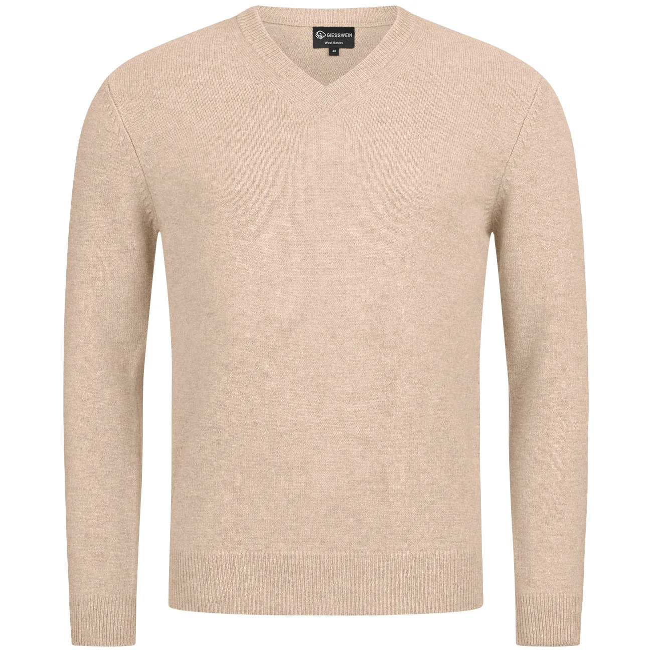 Wool Pullover V Neck Men