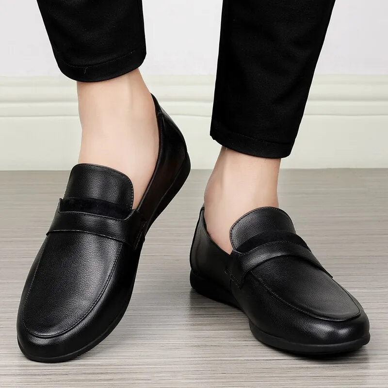 Xituodai  Men Casual Shoes Fashion Men Shoes Genuine Leather Men Loafers Moccasins Slip On Men's Flats Male Driving Shoes